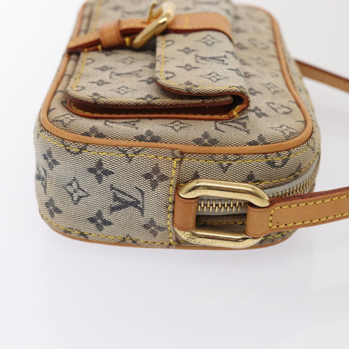 LOUIS VUITTON Monogram Mini Juliet MM Shoulder Bag Blue M92004 LV yk13867