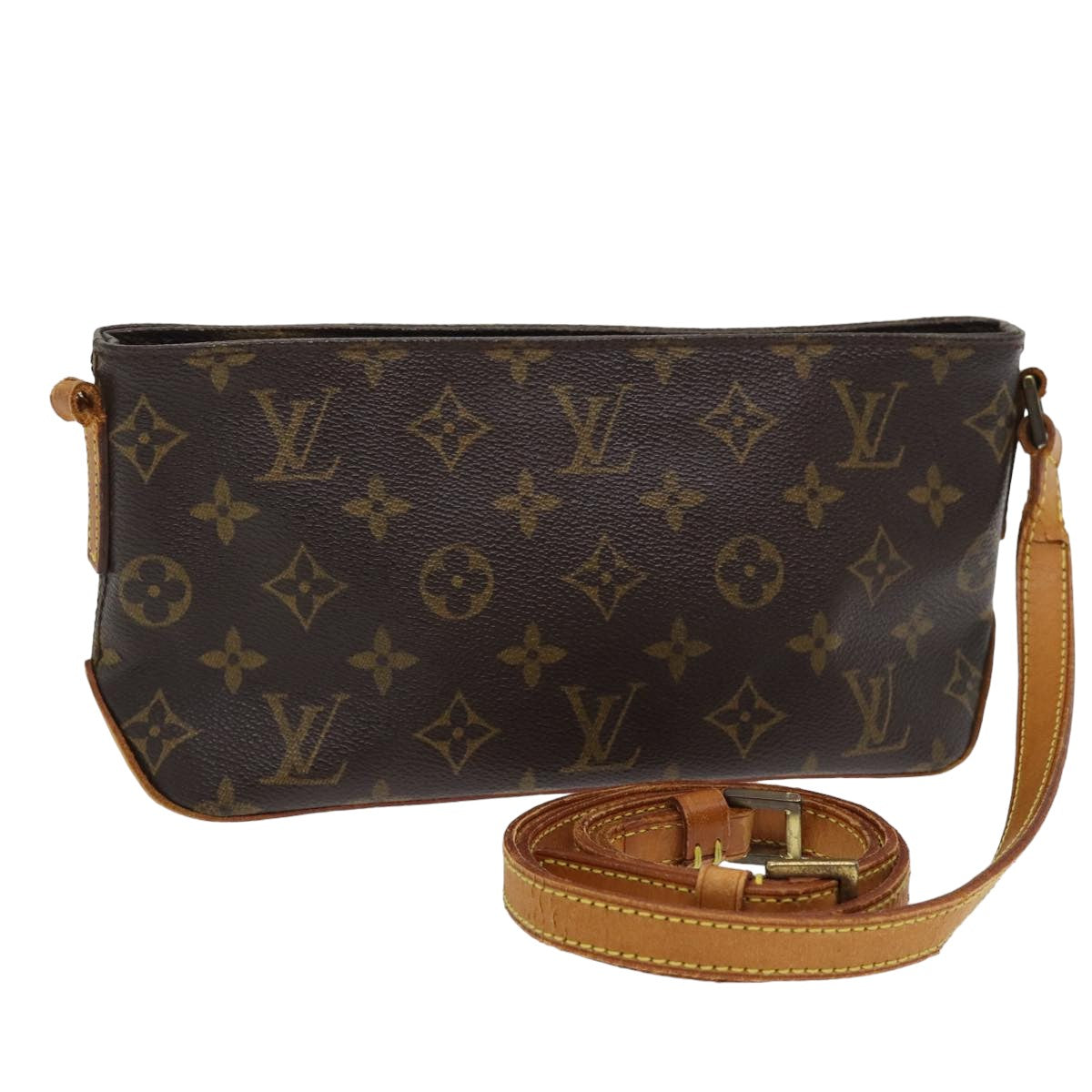 LOUIS VUITTON Monogram Trotteur Shoulder Bag M51240 LV yk13883