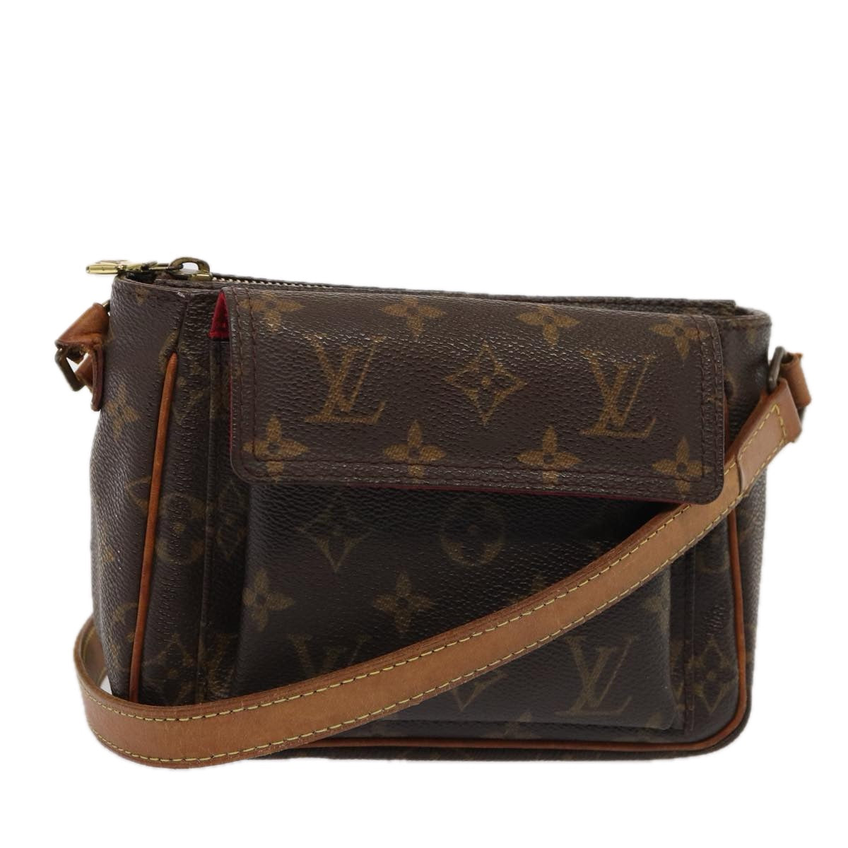 LOUIS VUITTON Monogram Viva Cite PM Shoulder Bag M51165 LV yk13892