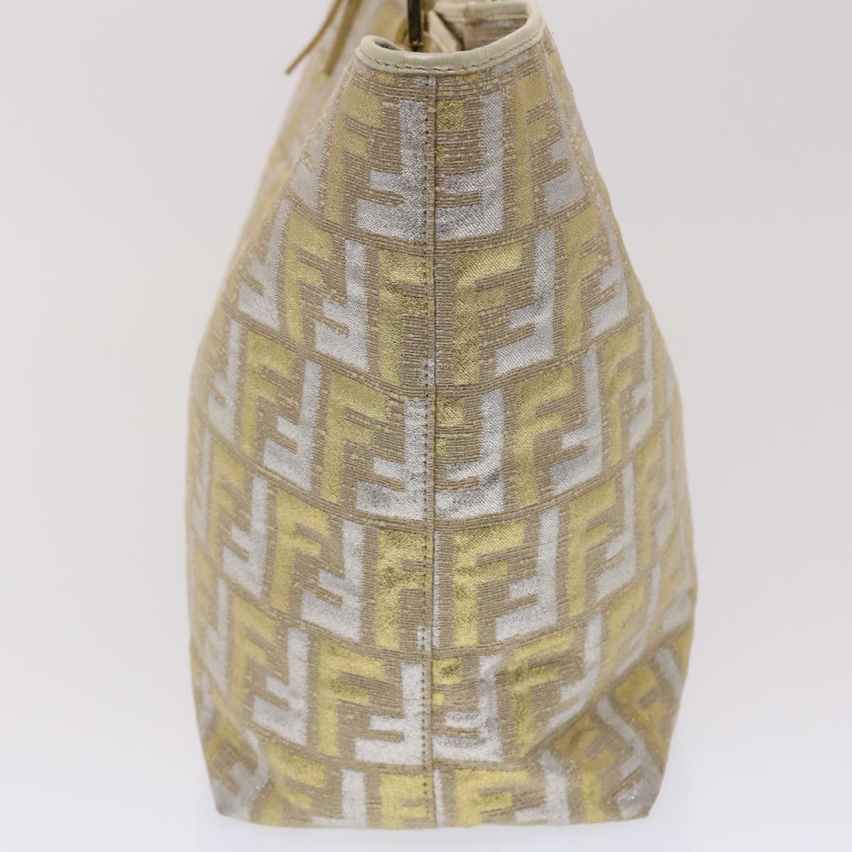 FENDI Zucca Canvas Tote Bag Gold Tone yk7698B