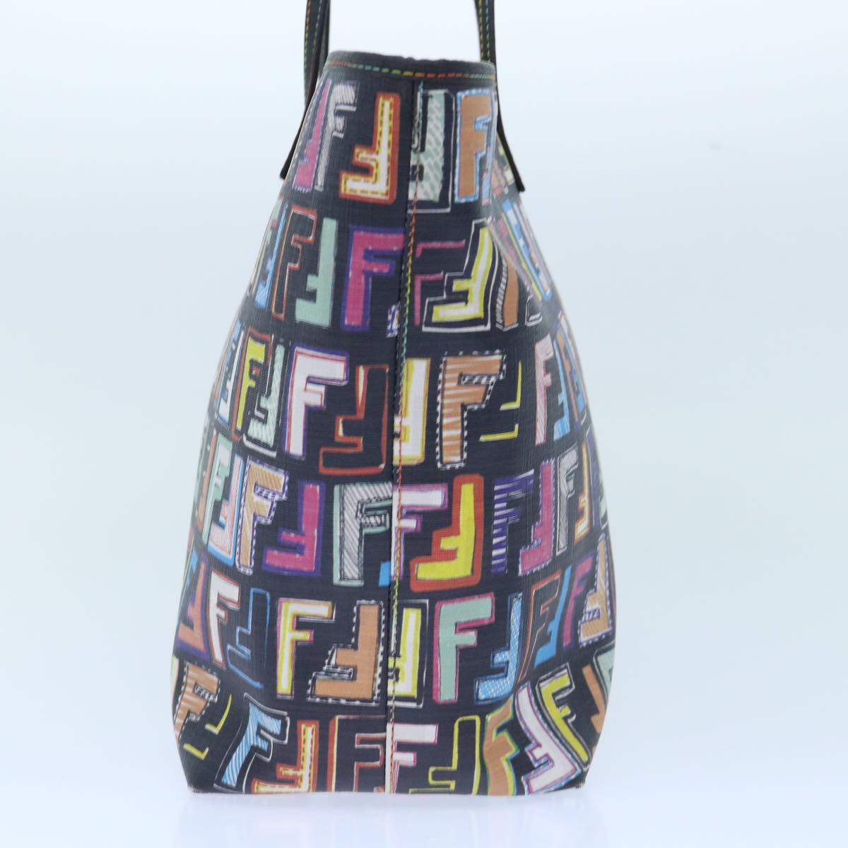 FENDI Zucca Canvas Tote Bag Multicolor 8BH185 yk8065