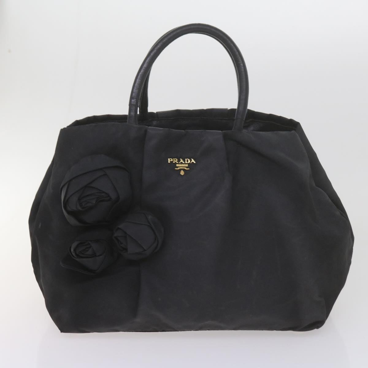 PRADA Shoulder Bag Nylon 2Set Black yk9286