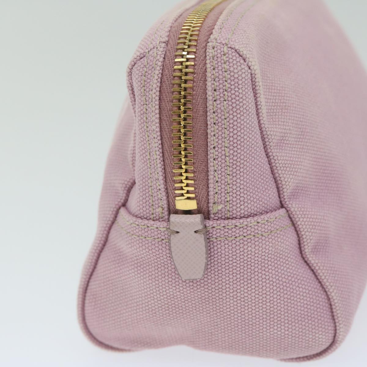 PRADA Pouch Canvas Pink yk9895