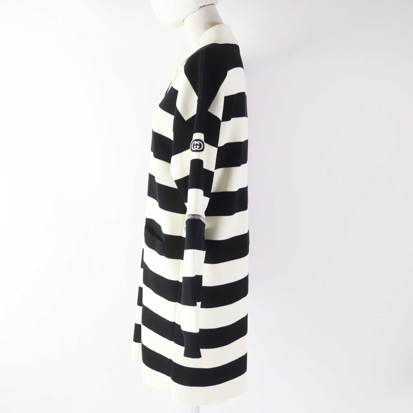 Gucci Cotton 2WAY Knit Dress with Logo Patch