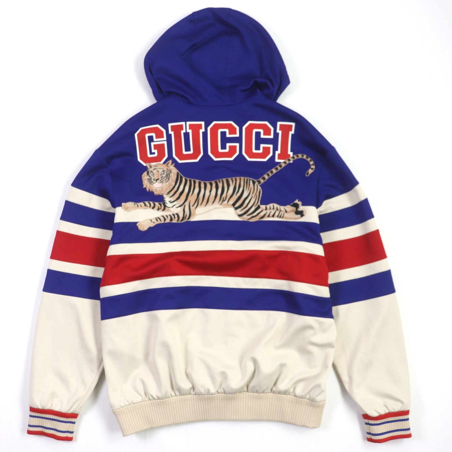 Gucci XS Embroidered Zip-Up Hoodie Jacket