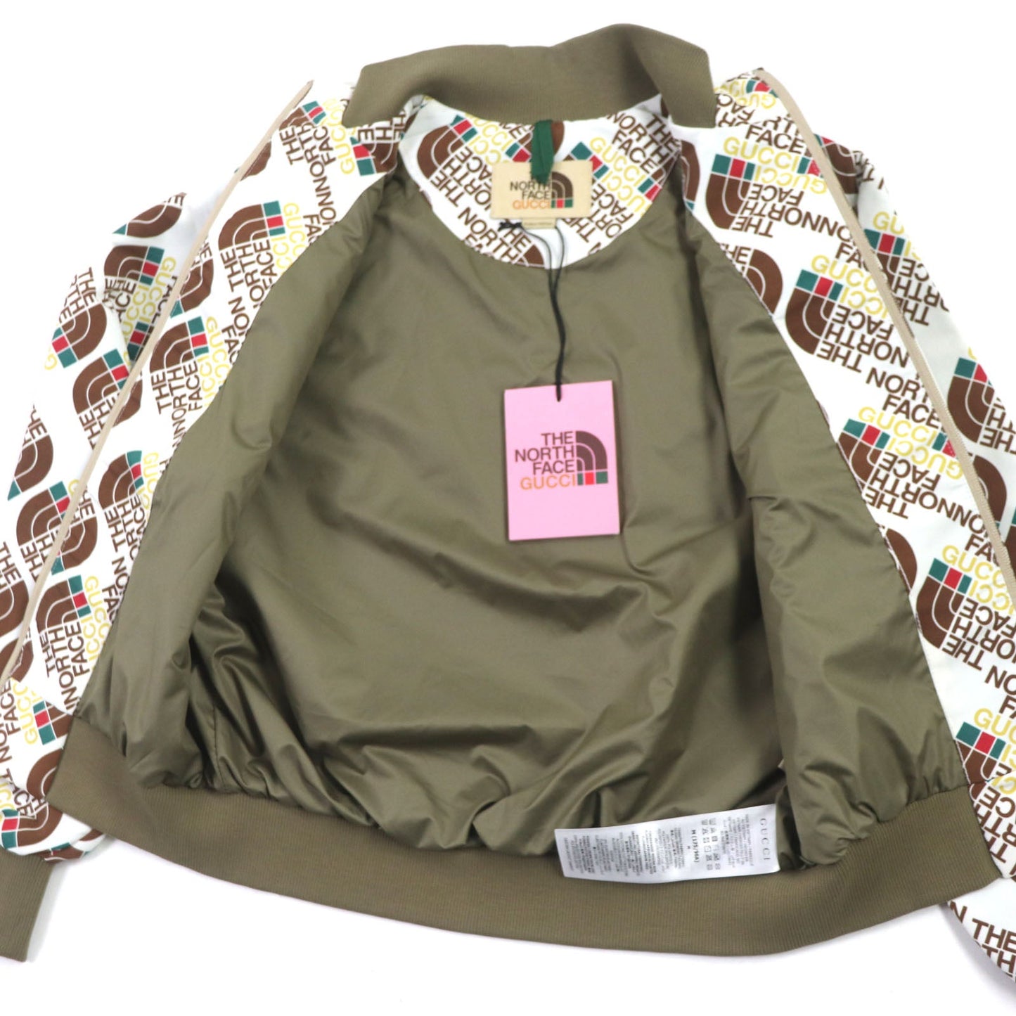 Gucci The North Face Bomber Jacket Brown M