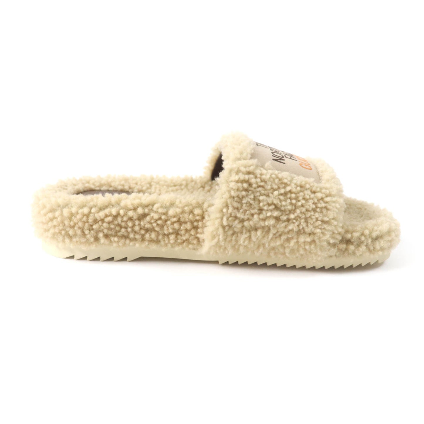 GUCCI Shearling Mouton Sandals Beige 36