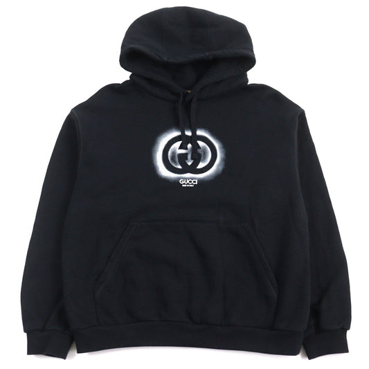 Gucci Interlocking G Logo Cotton Pullover XL