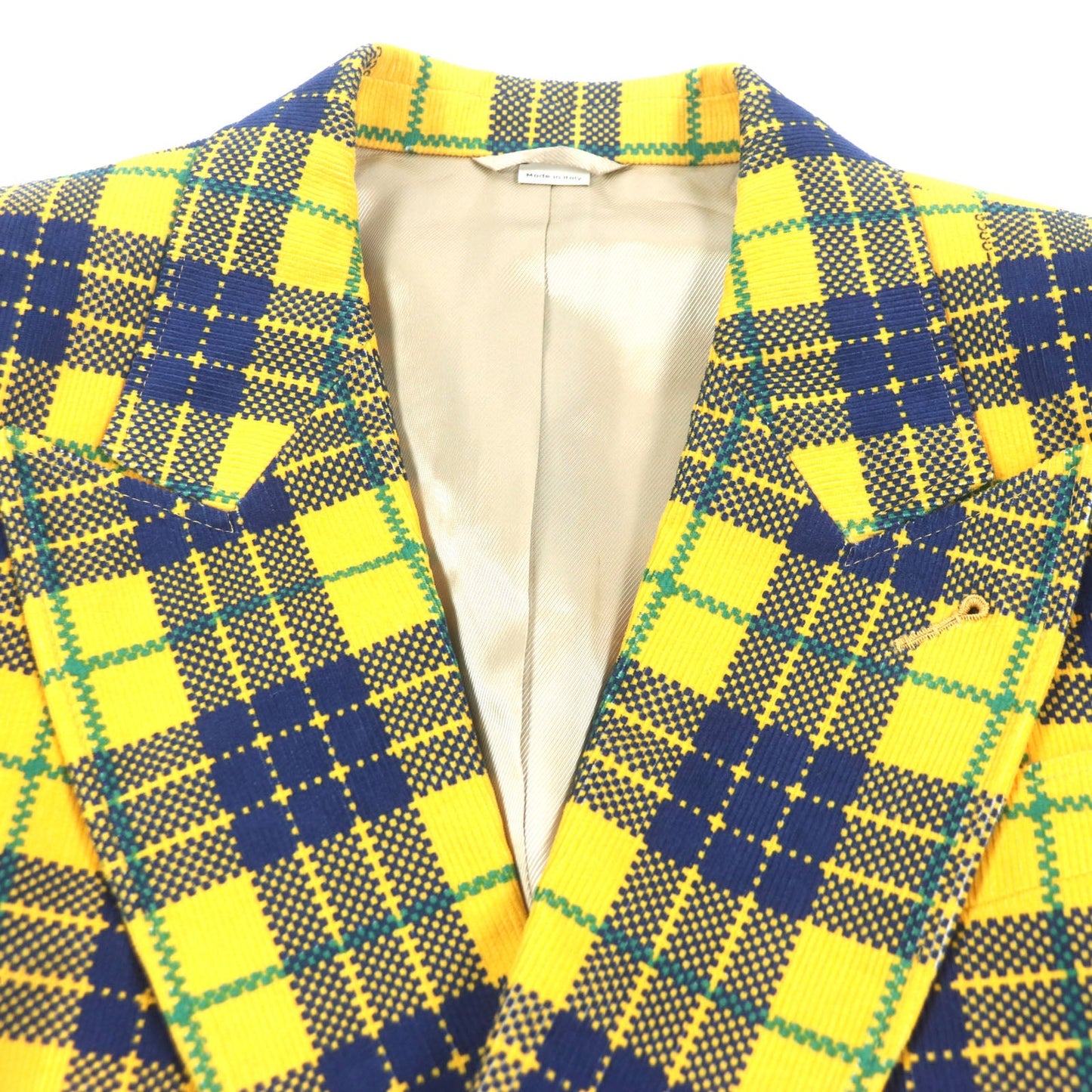 Gucci Double-Breasted Checked Corduroy Blazer