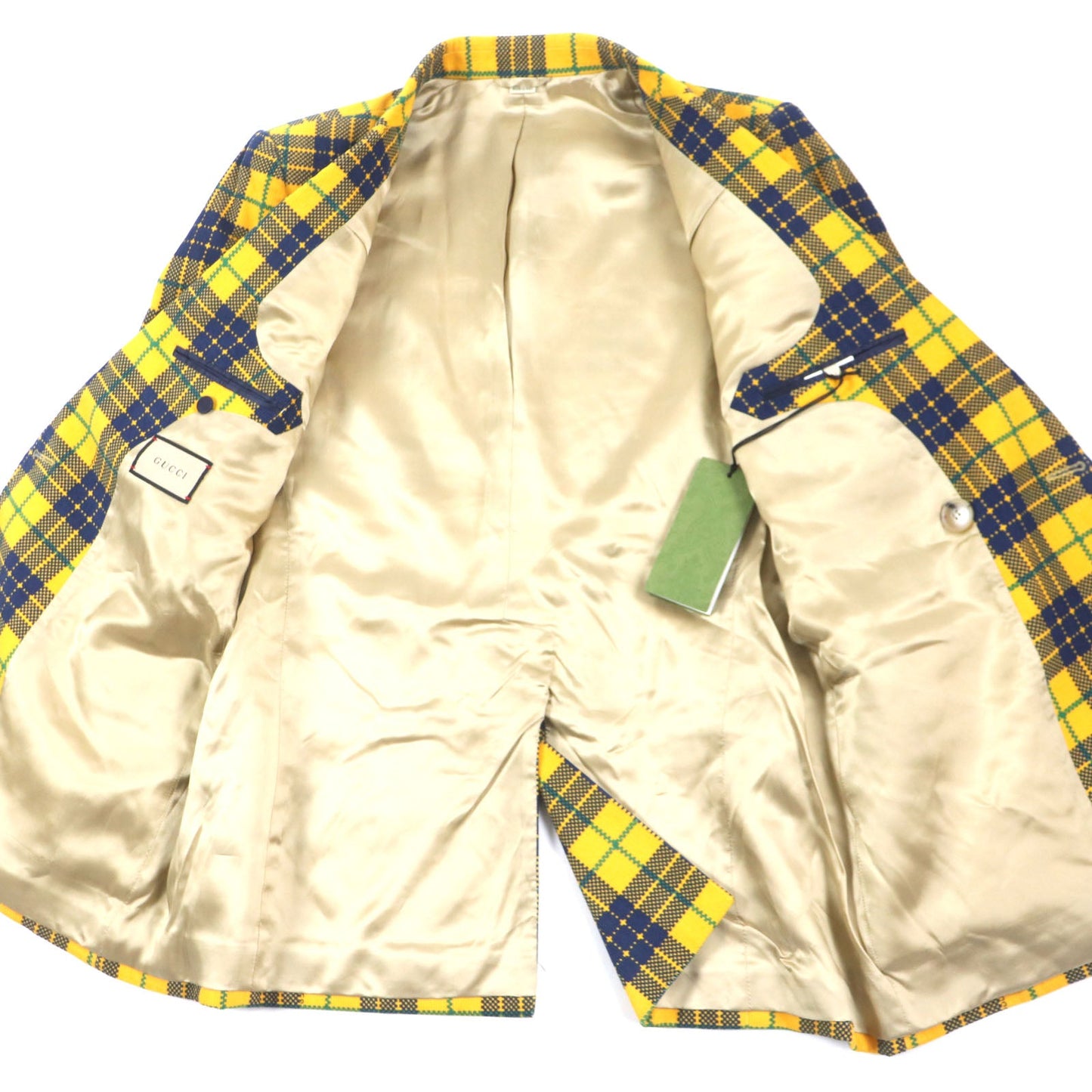 Gucci Double-Breasted Checked Corduroy Blazer