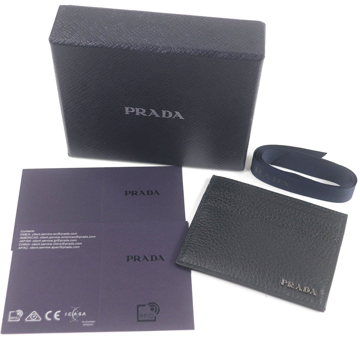 Prada Leather Card Case