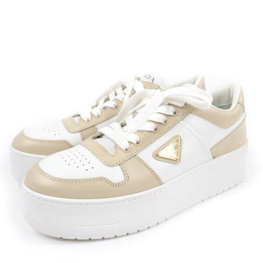 Prada Downtown Bold Leather Sneakers