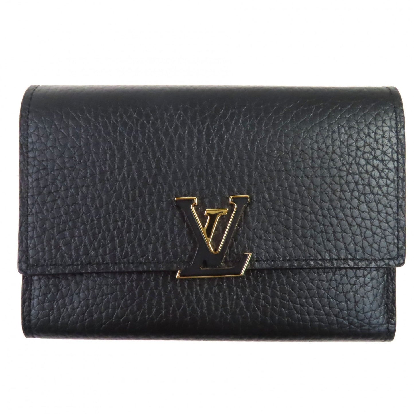 Louis Vuitton Portefeuille Compact Taurillon Clemence Bifold Wallet