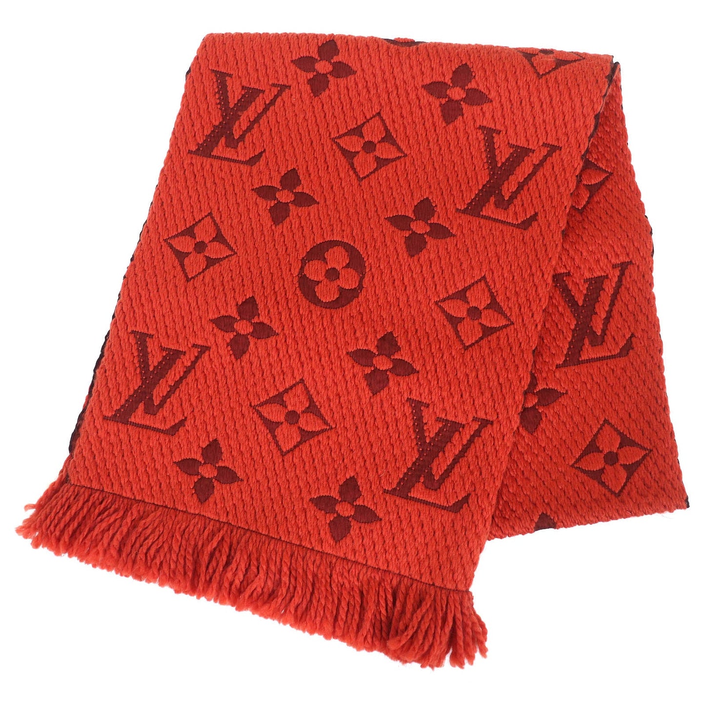 Louis Vuitton Logomania Wool Scarf
