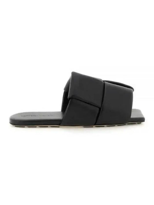 Bottega Veneta Men's Patch Mule Slippers Black
