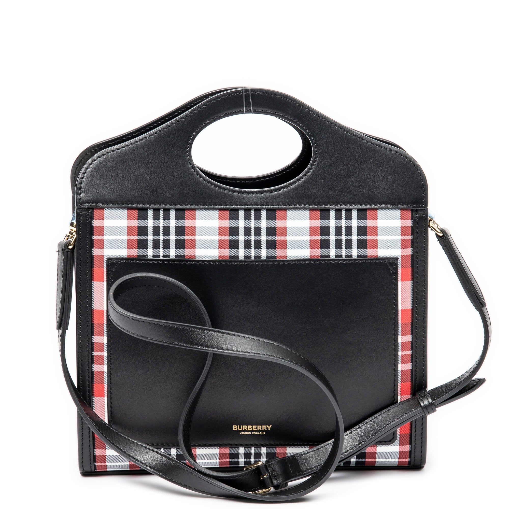 【関税&送料込】Burberry Borsa Shopping Pocket Mini Burberry Mini Pocket Tote Bag | Neutrals | FARFETCH