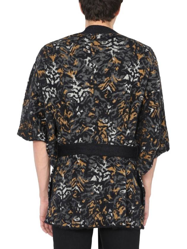 Saint Laurent Jacquard Knit Kimono 644663YAWU21026 B0040170085