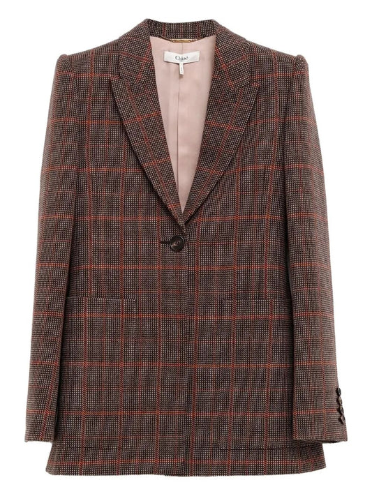 Chloe Women Classic Long Blazer Jacket