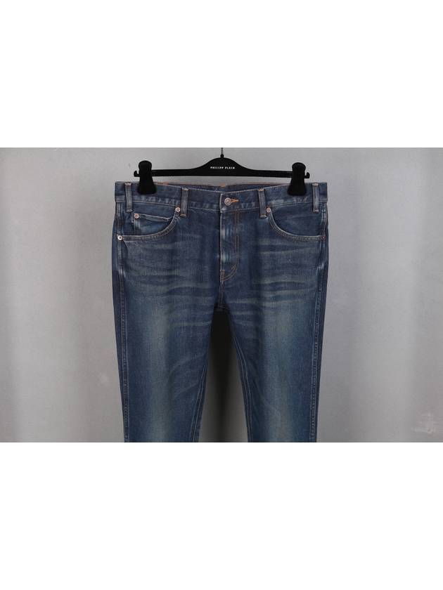 CELINE Washing Skinny Jeans Blue