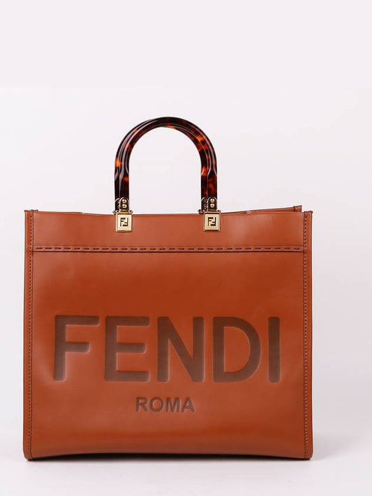 Fendi Brown Sunshine Medium Tod and Shoulder Bag