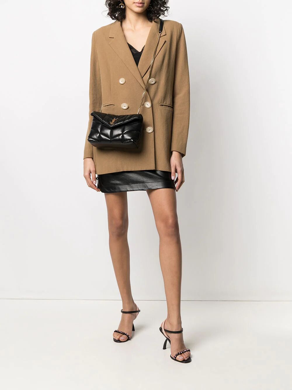 Saint Laurent Women Loulou Puffer Toy Mini In Nappa