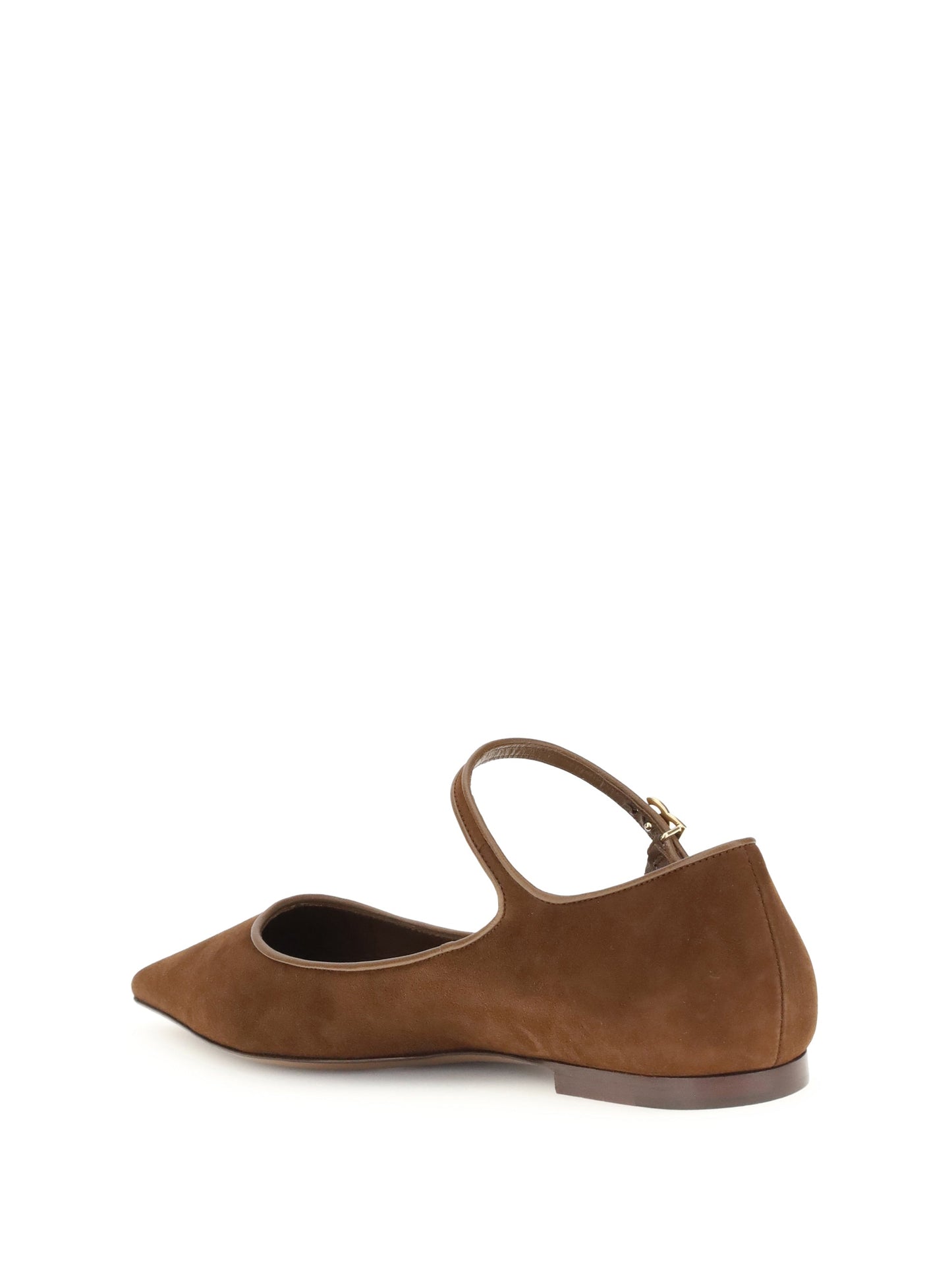 Dolce & Gabbana Women Suede And Nappa Leather Ballerinas