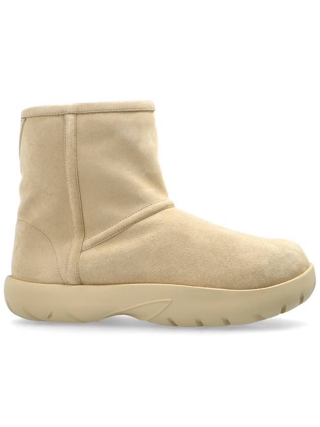 Bottega Veneta Bottega Veneta Suede Snow Boots, Women's, Cream