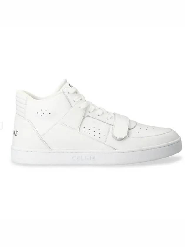 CELINE Velcro CT 02 Mid Top Sneakers White