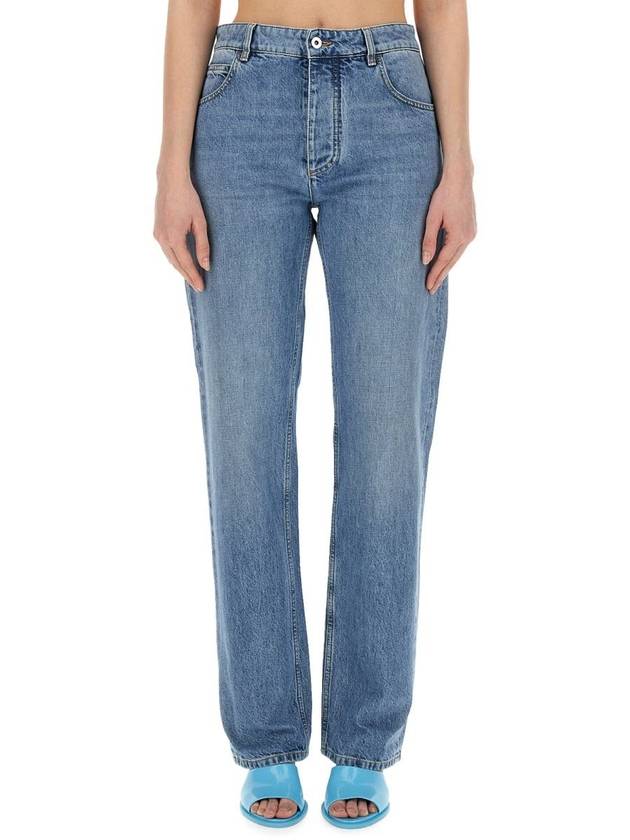 Bottega Veneta Boyfriend Denim Jeans Vintage Indigo Washed