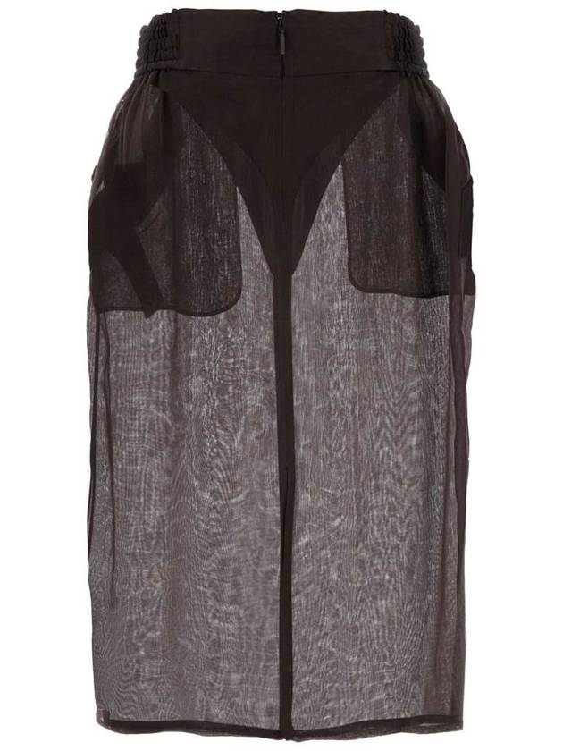 Saint Laurent Short Skirt 769270Y3H91 2041 BROWN