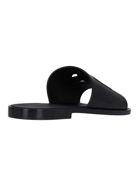 Dolce & Gabbana Men Slide Leather Sandals