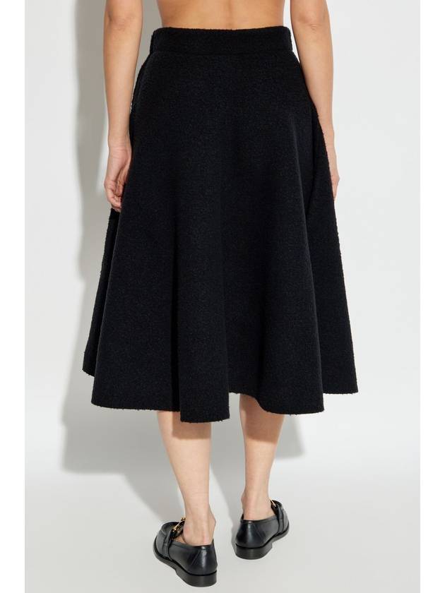 Bottega Veneta Bottega Veneta Wool Skirt, Women's, Black