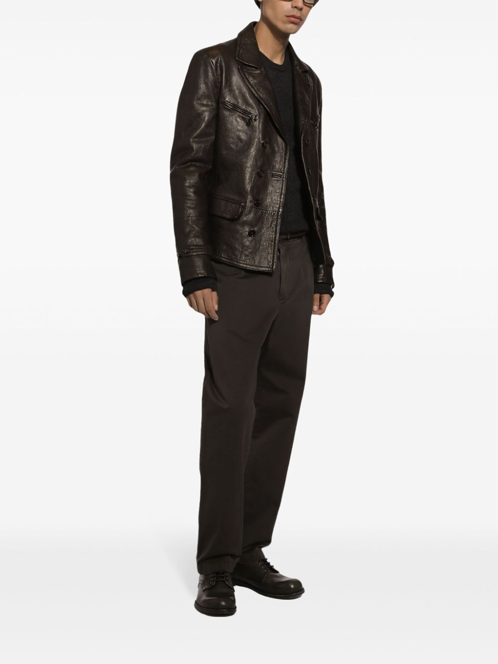 Dolce & Gabbana Men Pantalone Tinto In Capo Re-Edition