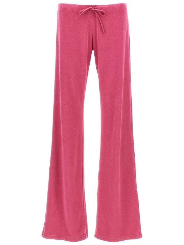 Balenciaga drawstring track pants dark pink