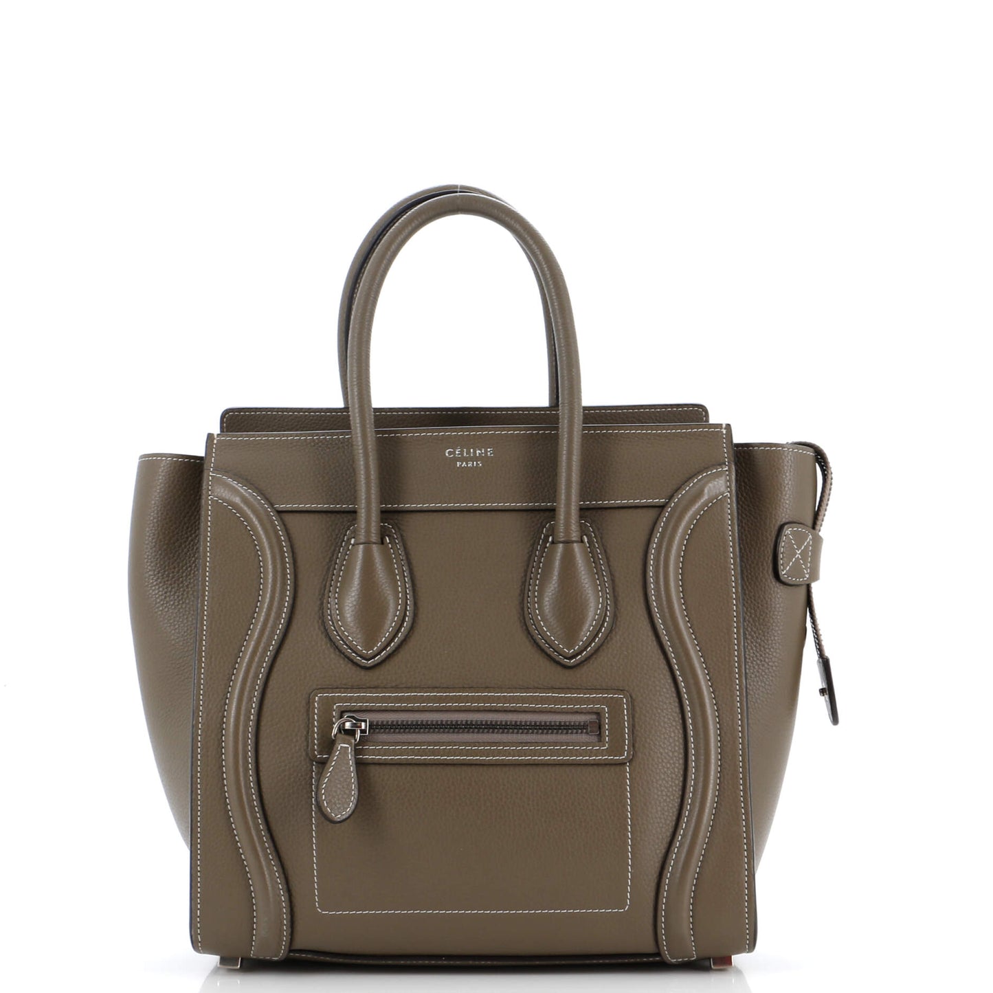 Celine Luggage Bag Grainy Leather Micro