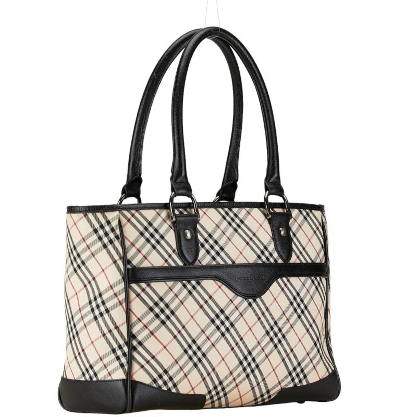 Burberry   Canvas Leather Handbag Tote Bag ()