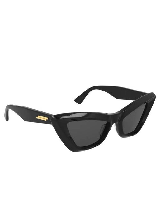 Bottega Veneta Eyewear BV1101S 001 Cat Eye Frame Sunglasses Black