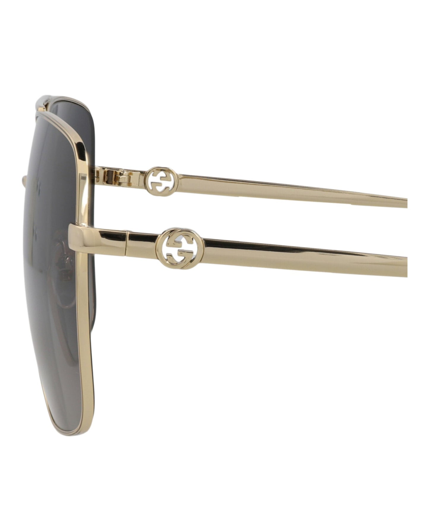 Aviator-Style Metal Sunglasses