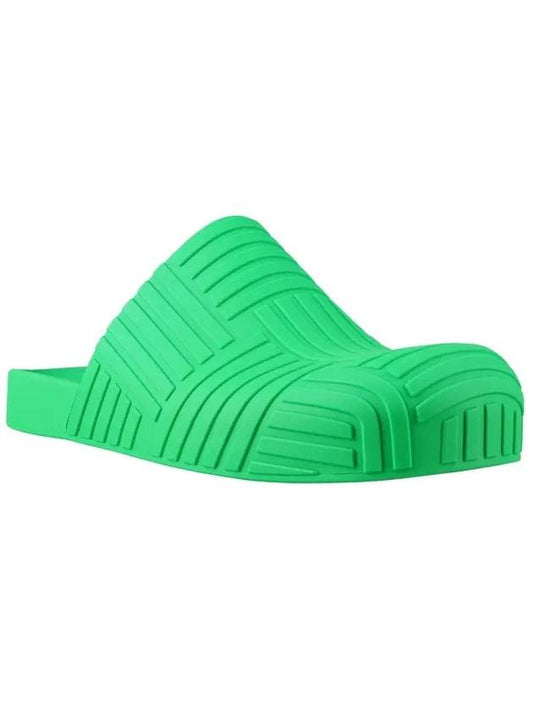 Bottega Veneta Intrecciato Rubber Clogs Slippers Parakeet