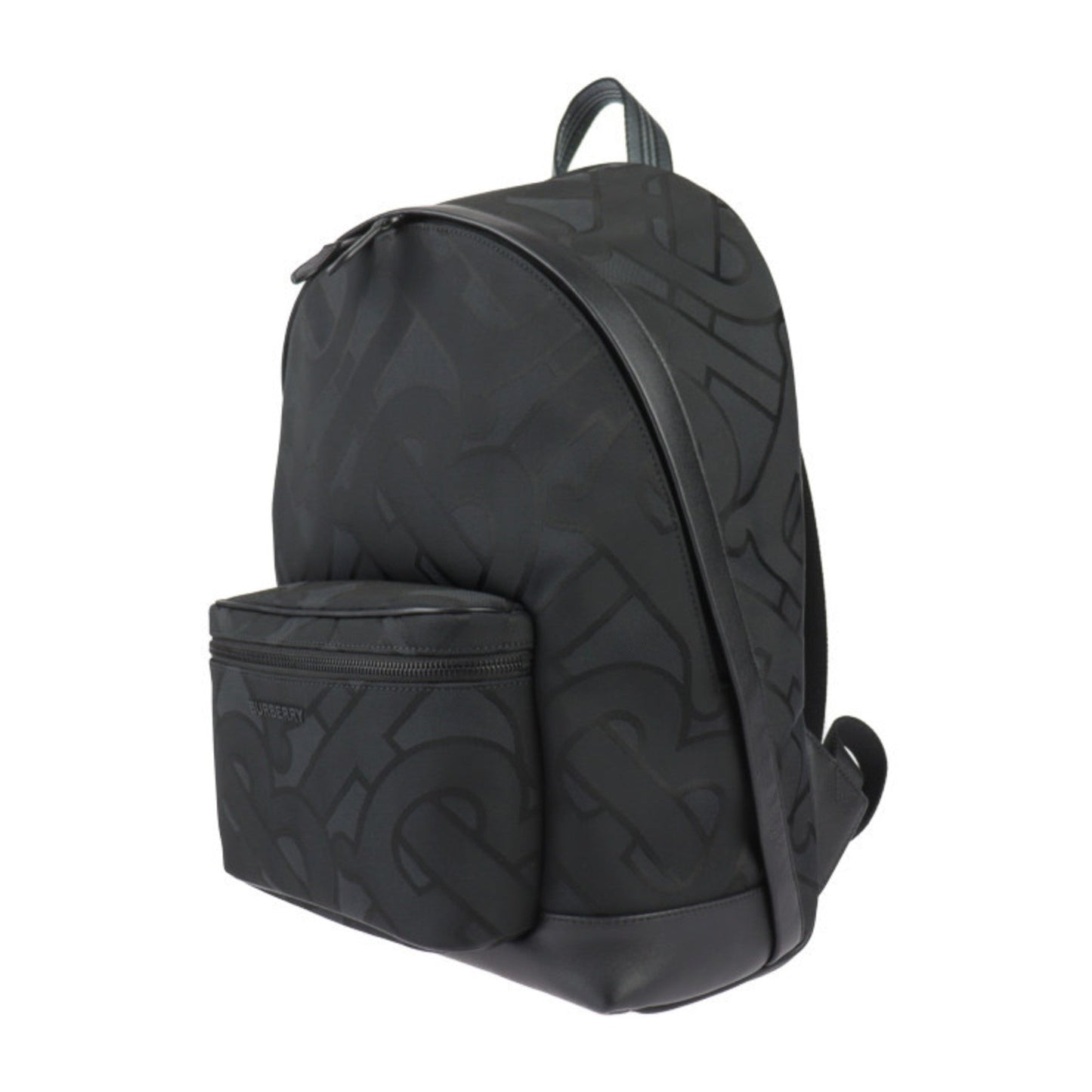 Burberry  Jacquard Leather Backpack Handbag Shoulder Bag ()