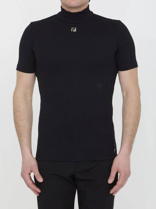 Fendi 24 ss Black Cotton Sweater FY1281AR6SF0QA1 B0021060160