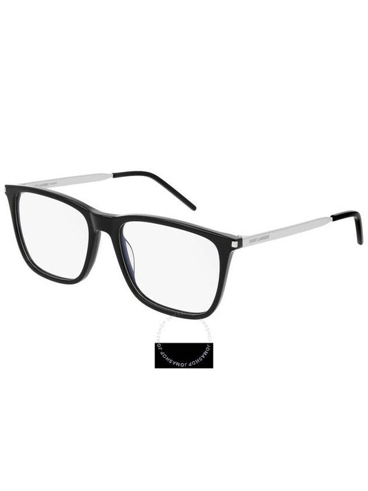Saint Laurent Saint Laurent Demo Rectangular Men's Eyeglasses SL 345 001 55