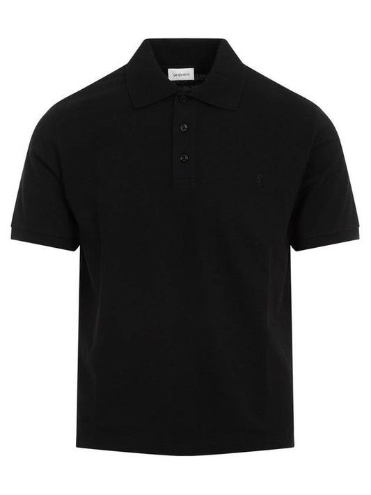 Saint Laurent SAINT LAURENT POLO PIQUE