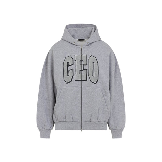 Balenciaga Small Fit Zip-Up Sweatshirt Women