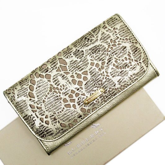 Burberry  Leather Long Wallet (Bi-Fold) ()