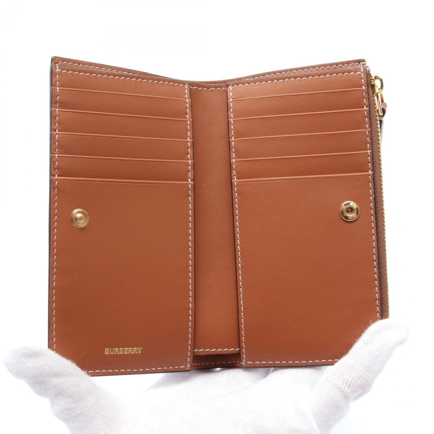 Burberry   Coated Canvas Pvc Long Wallet (Bi-Fold) ()