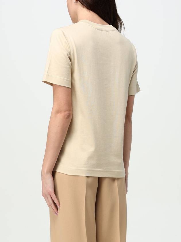 Burberry Check Label Short Sleeve T-Shirt Nutmeg