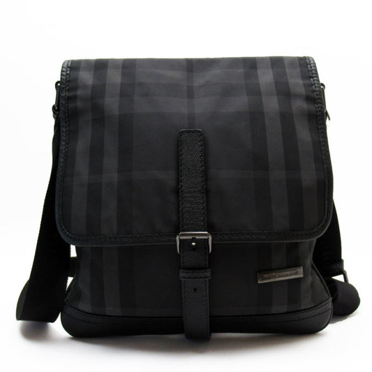 Burberry  Nylon Leather Shoulder Bag ()