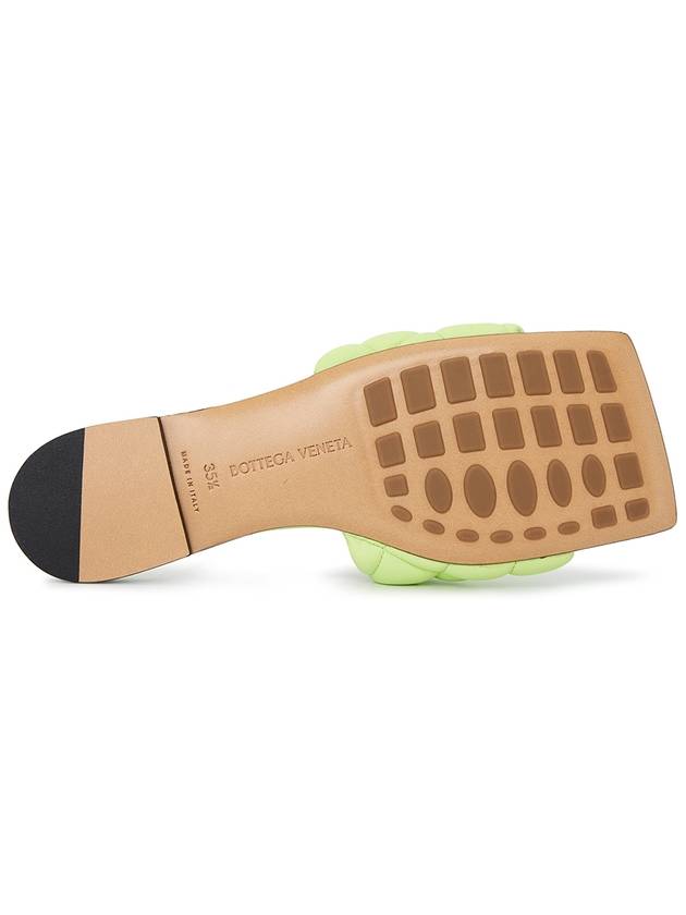 Bottega Veneta Padded Quilted Slippers Green