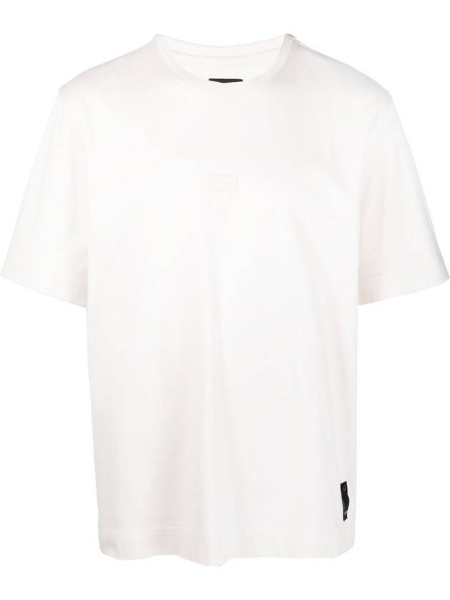 Fendi Logo Cotton Short Sleeve T-Shirt White